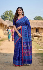 Premium Silk Boutique Skin Print Shari