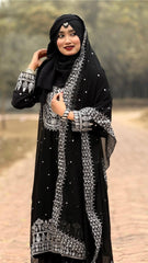 Soft Jorjet With sequence embroidery Three Piece