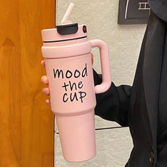 Original BingBa Cup 40oz “Mood The Cup” Insulated Tumbler