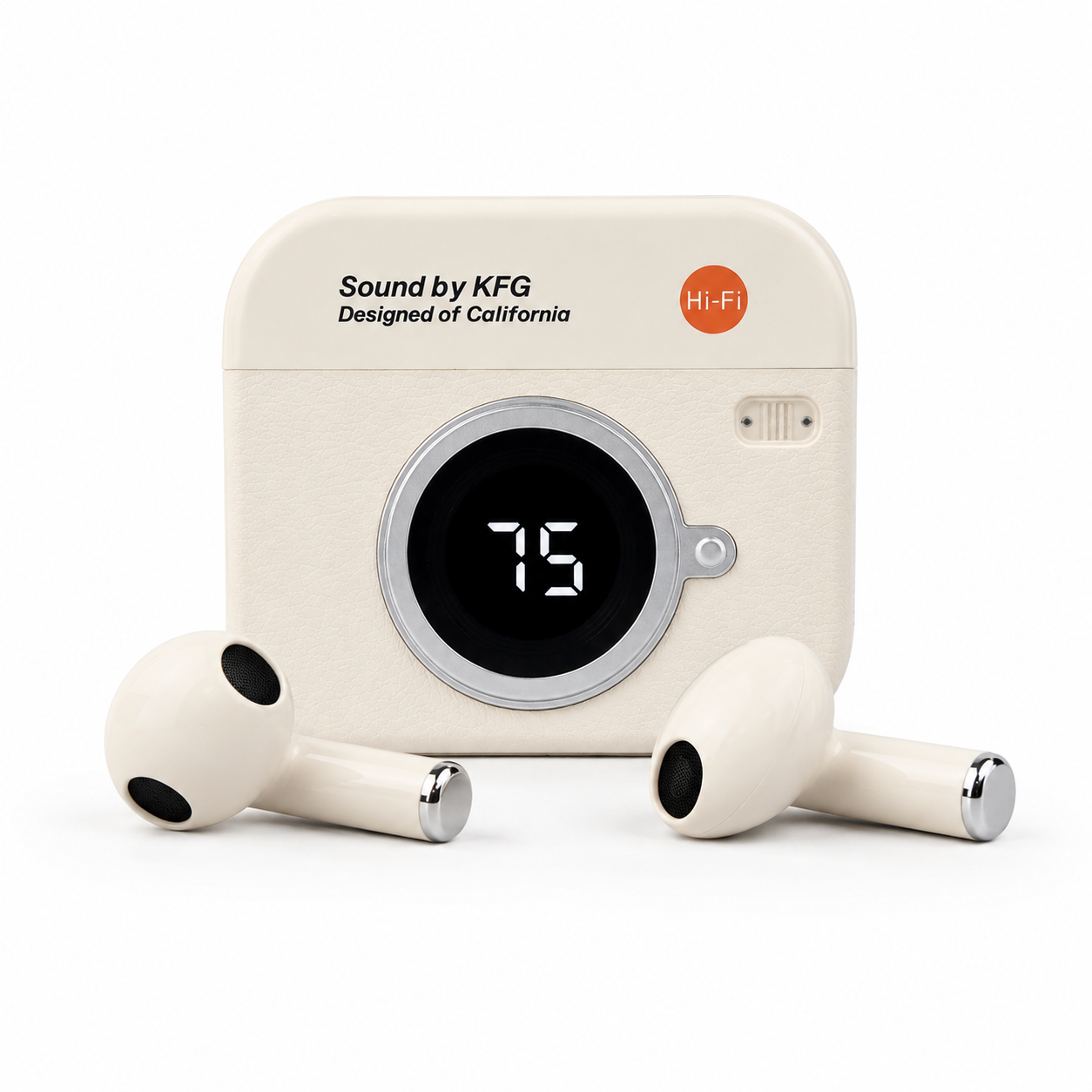 Q86 Retro Camera Design TWS Bluetooth Earbuds 3