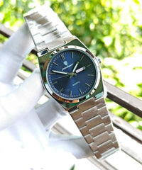 POEDAGAR 930 Men's New Luxury Luminous Date Week Stainless Steel Quartz Watch For Men