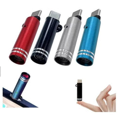 USB‑C Mini Lighter (Tungsten Wire, Blow‑to‑Ignite)