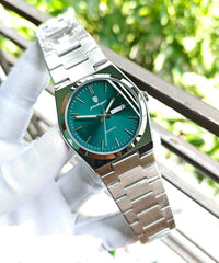 POEDAGAR 930 Men's New Luxury Luminous Date Week Stainless Steel Quartz Watch For Men