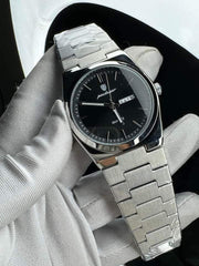 POEDAGAR 930 Men's New Luxury Luminous Date Week Stainless Steel Quartz Watch For Men