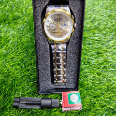 BINBOND B1236 Brand Fashion Tourbillon Dial Quartz Watches Men’s Luxury Stainless Steel + Free Chain cutter @ battery .