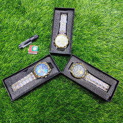 BINBOND B1236 Brand Fashion Tourbillon Dial Quartz Watches Men’s Luxury Stainless Steel + Free Chain cutter @ battery .