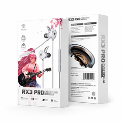 PLEXTONE RX3 Pro Cyberpunk In-Ear Wired Gaming Earphone with Dual Detachable Mic, 10mm Dynamic Driver & Deep Bass for Mobile & PC