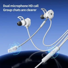 PLEXTONE RX3 Pro Cyberpunk In-Ear Wired Gaming Earphone with Dual Detachable Mic, 10mm Dynamic Driver & Deep Bass for Mobile & PC