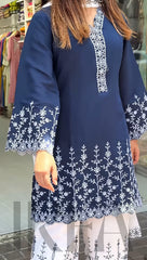 Soft Cotton Embroidery Three Piece