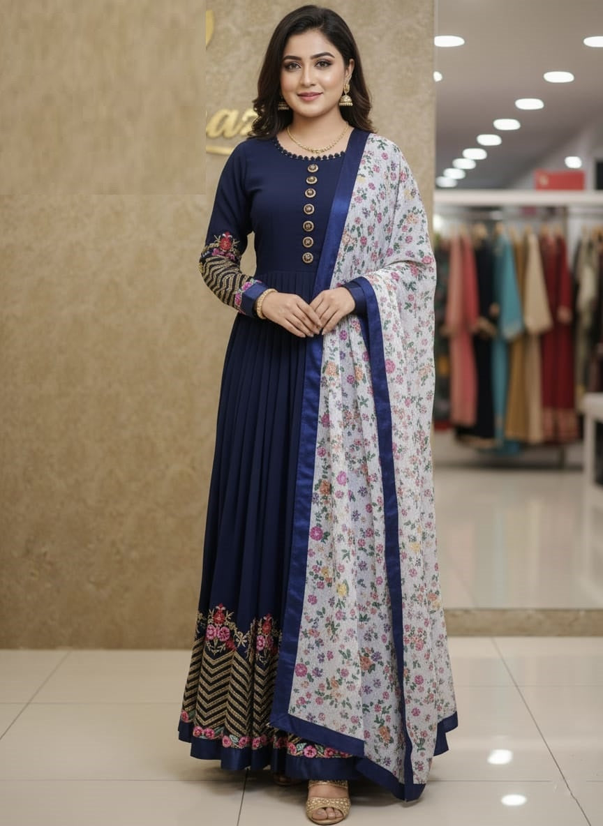 Jorjet Embroidery Party Dress