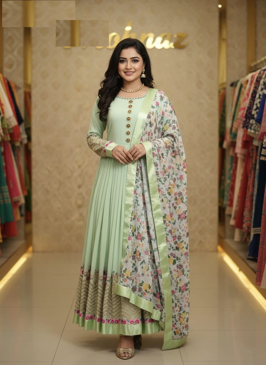 Jorjet Embroidery Party Dress