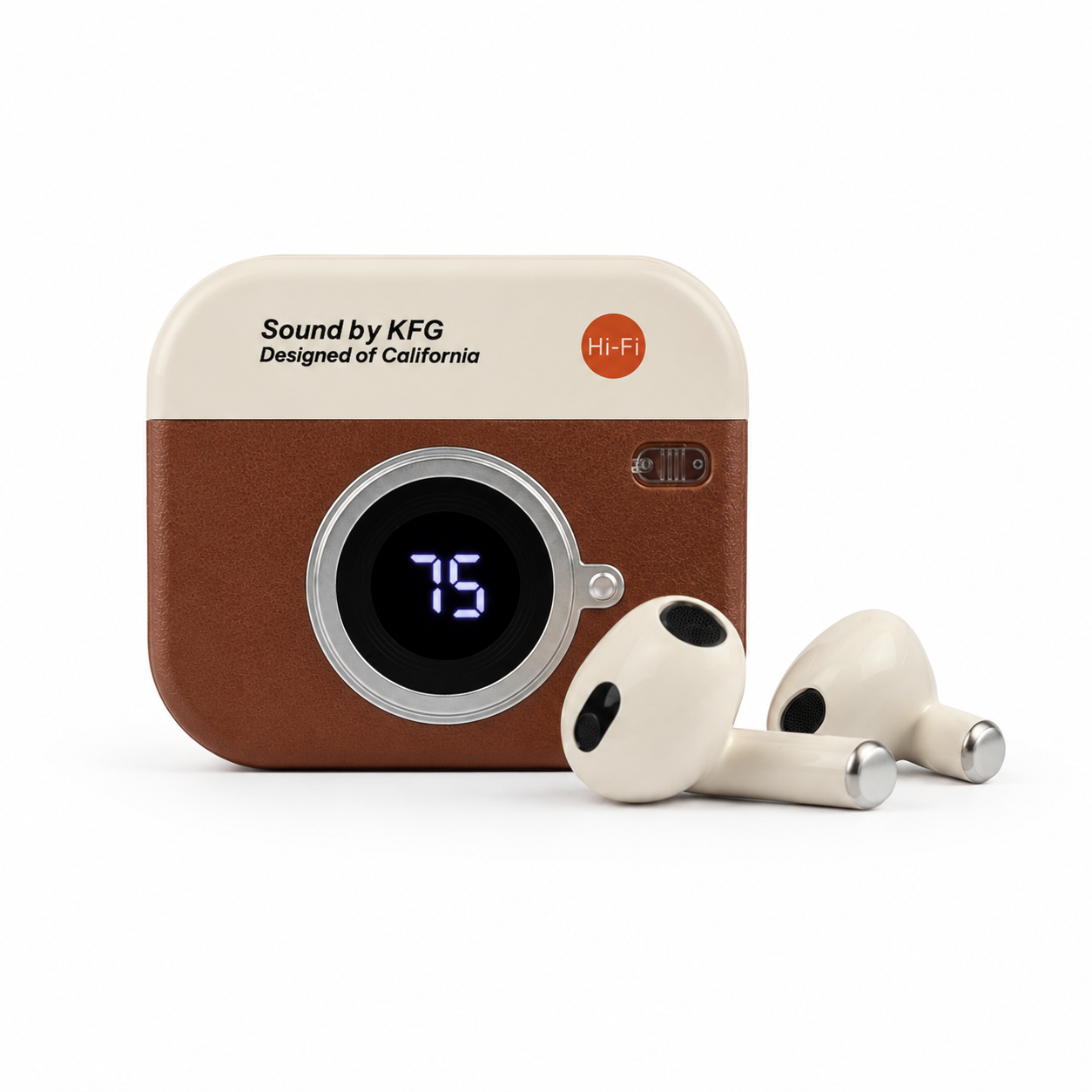 Q86 Retro Camera Design TWS Bluetooth Earbuds 2