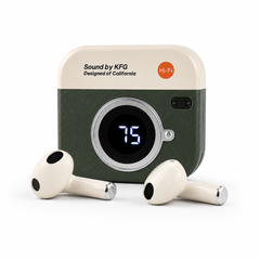 Q86 Retro Camera Design TWS Bluetooth Earbuds 5
