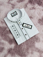 Eid Collection 2026 White Color Embroidery Punjabi (P-3332)