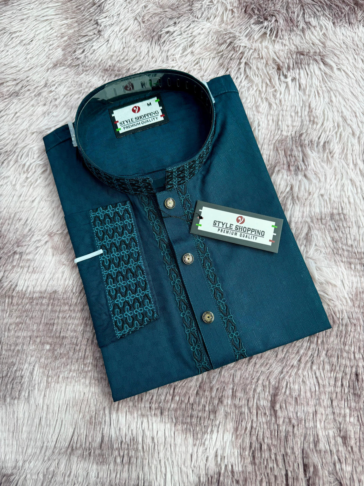Eid Collection 2026 Blue Color Embroidery Punjabi (P-3334)