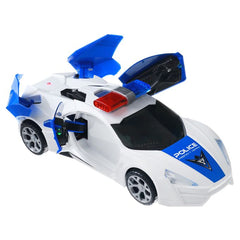 Police Car Flashing LED Light Music Sound Electric Toy