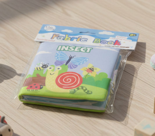 Colorful Learning World Fabric Book