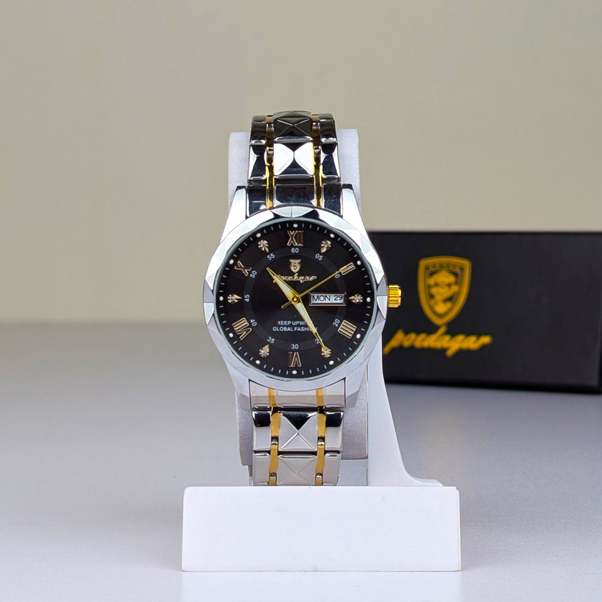 Poedagar Luxury Men's Watch (Water Resistant)
