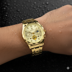 POEDAGAR 996 Luxury Man Luminous Chronograph Watch for Men Stainless Steel Men's Quartz Watches