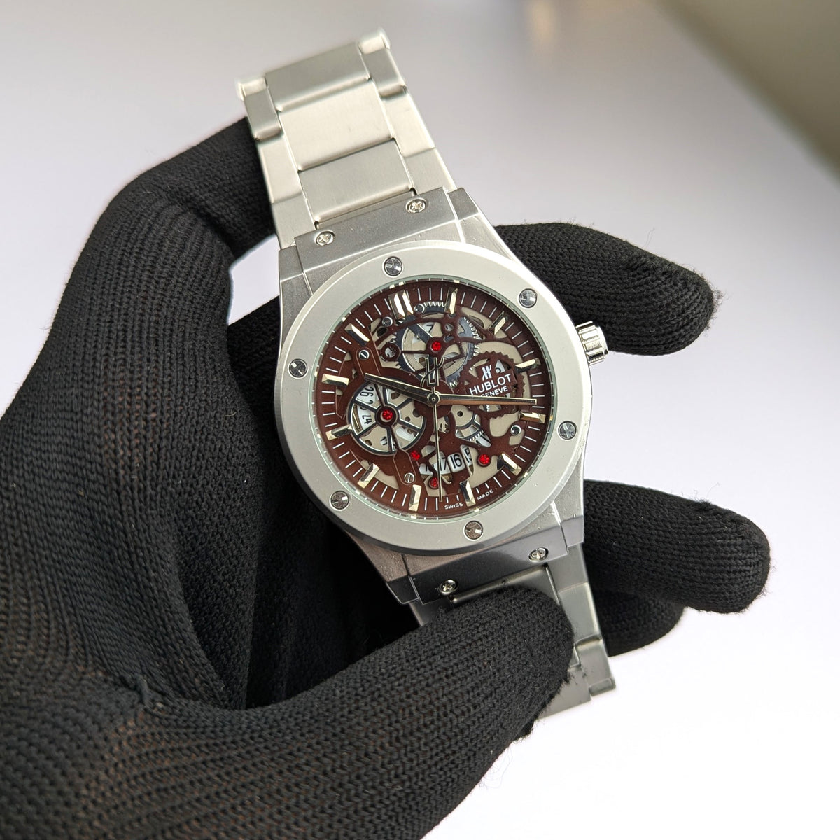 Hublot mechanical Waterproof Stainless Steel watch