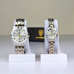 Poedagar Luxury Couple Watch
