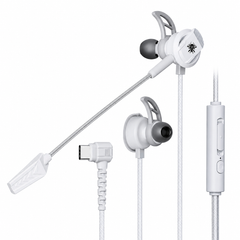 PLEXTONE RX3 Pro Cyberpunk In-Ear Wired Gaming Earphone with Dual Detachable Mic, 10mm Dynamic Driver & Deep Bass for Mobile & PC